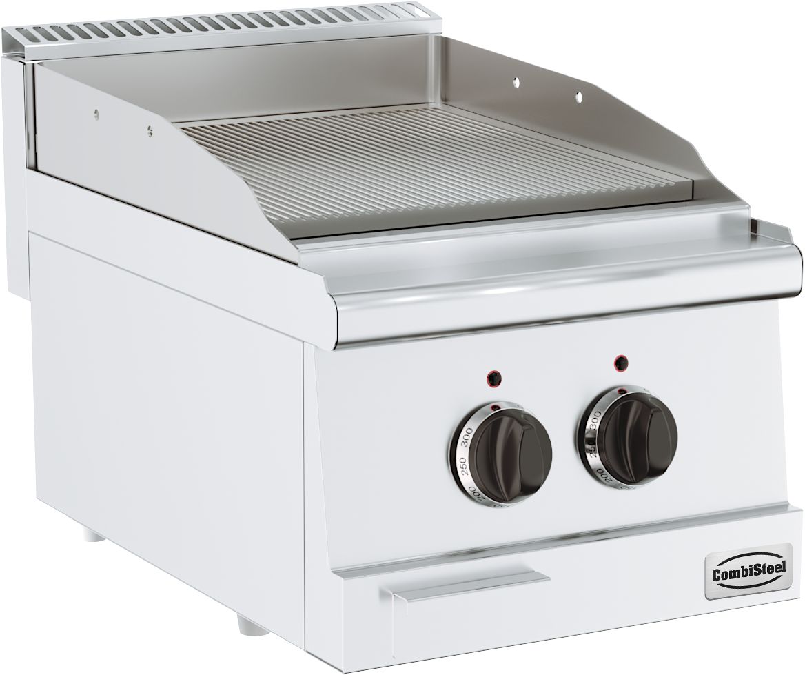 BASE 600 EL. FRY TOP GROOVED