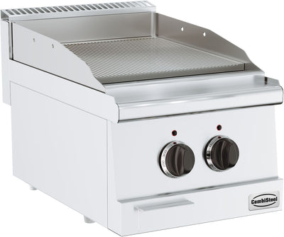 BASE 600 EL. FRY TOP GROOVED