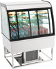 Drop-in kølet display 140l med skydedøre