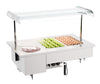 Drop-in bain-marie enhed med skåle 2/1