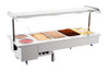 Drop-in bain-marie enhed med skåle 4/1