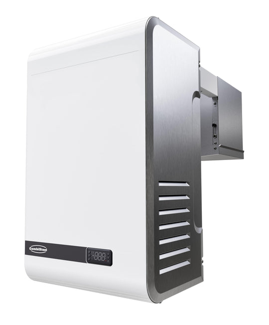 Positiv vægmonteret gennemstiksaggregat 6,7-12,8 m³