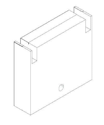 Sæt til at omdanne straddle-type enhed til vægmonteret enhed 300-100 til 7265.0015-0020-0075-1015-1020-1025-1030-1065-1070-1075