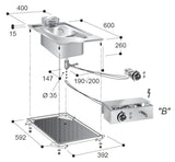 EL. FRYER 1X10 L