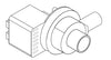 Drain pump for glass washer and frontloader