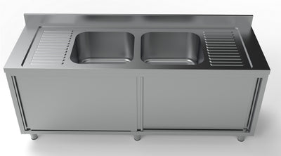 700 SINK UNIT SLIDING DOORS 2 MIDDLE 2000