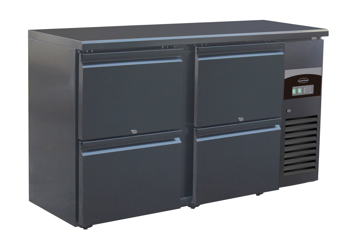 BARCOOLER BLACK 4 DRAWERS