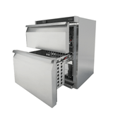 REFRIGERATOR SS 2 DRAWERS