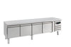 Refrigerated counter 650 height 4 doors