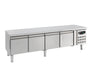 Refrigerated counter height 650 4 doors