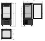 REFRIGERATED DESSERT SHOW DISPLAY 1500