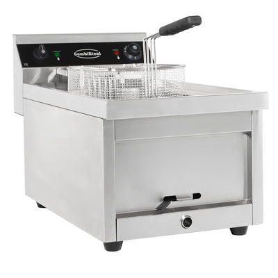 ELECTRIC COUNTER FRYER 1X12L 6KW