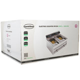 ELECTRIC COUNTER FRYER 2X12L 2X9KW