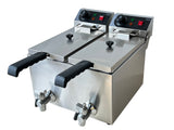 ELECTRIC COUNTER FRYER 2X4 L