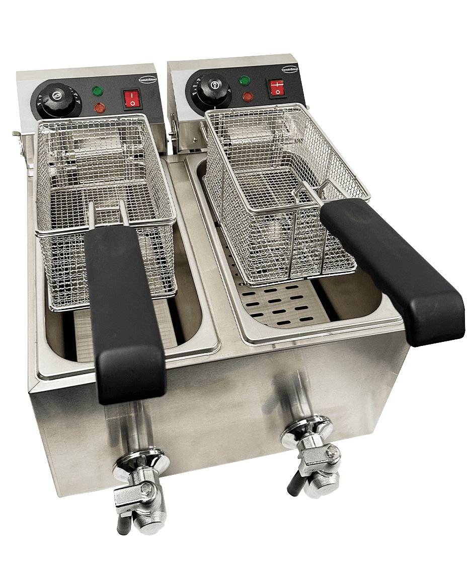 ELECTRIC COUNTER FRYER 2X4 L