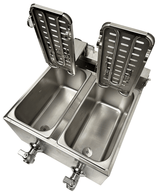 ELECTRIC COUNTER FRYER 2X4 L