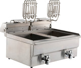 ELECTRIC COUNTER FRYER 2X8 L