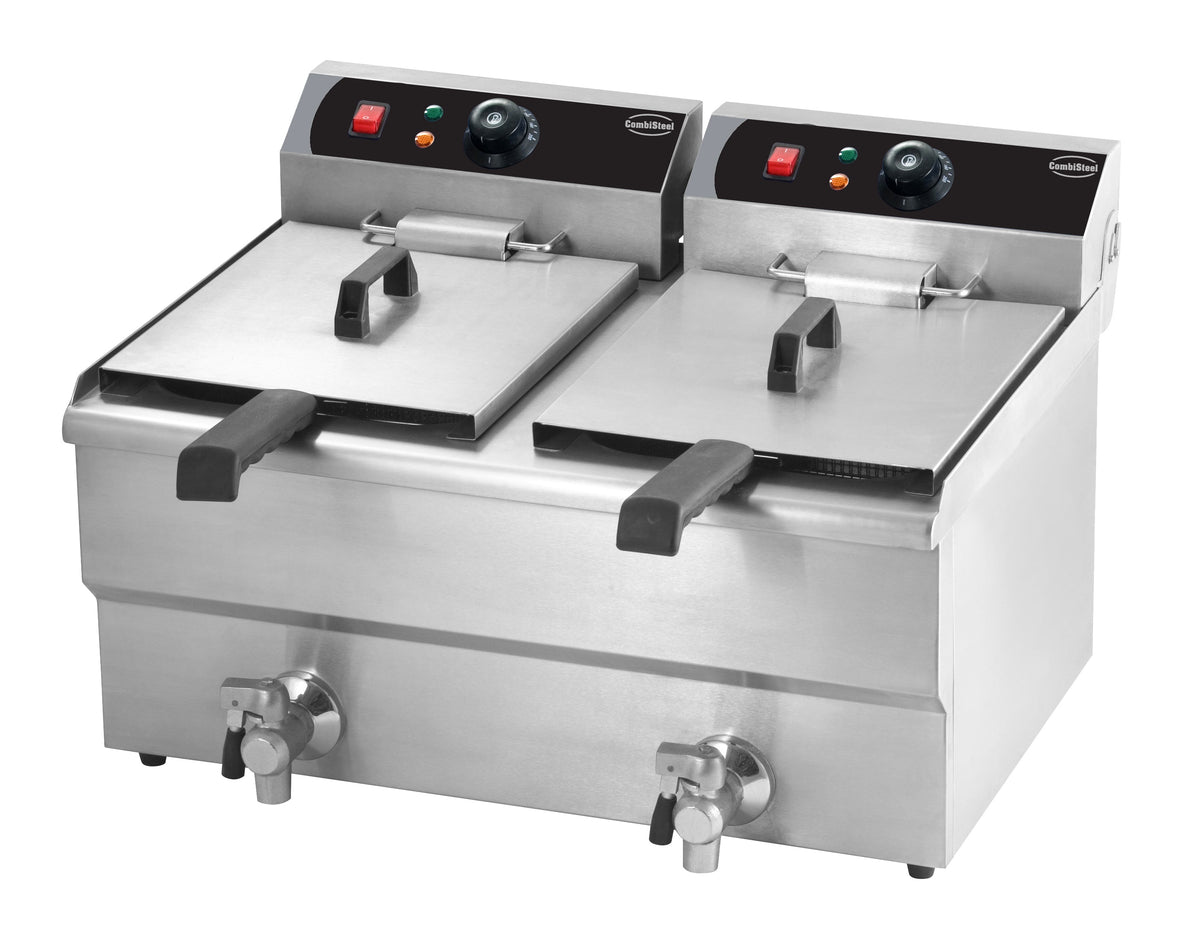 ELECTRIC COUNTER FRYER 2X10 L