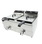 ELECTRIC COUNTER FRYER 2X10 L
