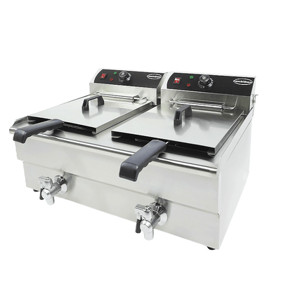 ELECTRIC COUNTER FRYER 2X10 L
