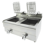 ELECTRIC COUNTER FRYER 2X10 L
