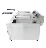 ELECTRIC COUNTER FRYER 2X10 L