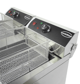 ELECTRIC COUNTER FRYER 2X10 L