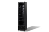 GLASS DOOR REFRIGERATOR NARROW BLACK NAP-250