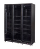Køleskab 3 glasdøre sort NAP-1200
