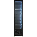 Fryser 1 glasdør sort NAP-250F