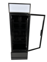 KØLESKAB GLASDØR FCU-370 BL