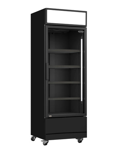KØLESKAB GLASDØR FCU-370 BL