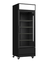 KØLESKAB GLASDØR FCU-370 BL