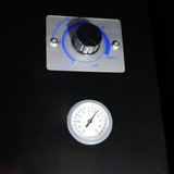 REFRIGERATOR 3 GLASS DOORS BLACK FCU-1200 BL