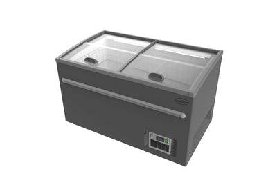Supermarked fryser grå 1450 automatisk afrimning