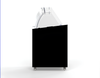 Is display skab Corisca sort 6 × 5 liter