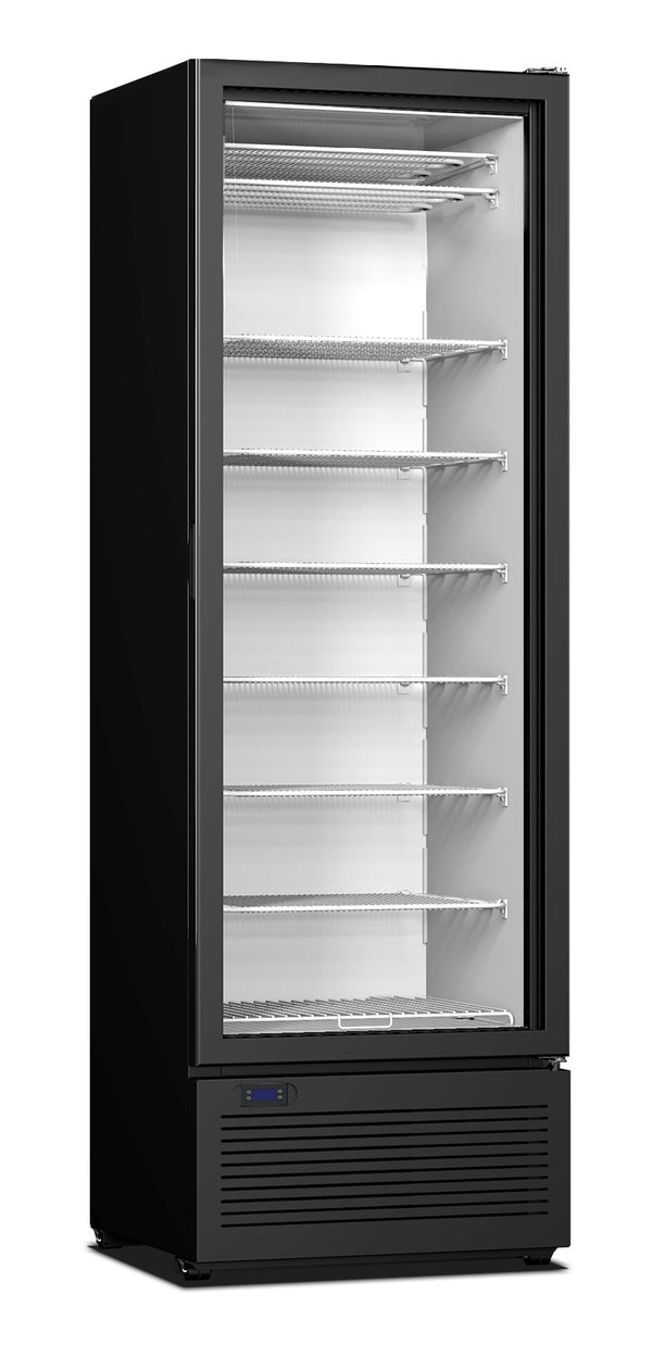 Isopbevaringsfryser med glasdør 400