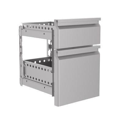Skuffesæt 2/3 standard Combisteel giver ingen garanti for installationen af skuffesættet