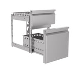 Skuffesæt 2/3 standard Combisteel giver ingen garanti for installationen af skuffesættet