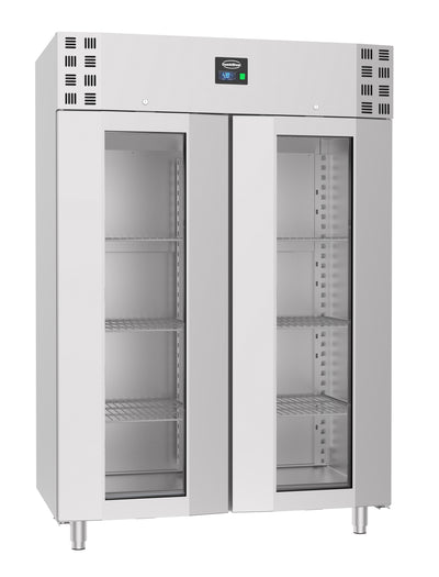 Fryser SS glasdør mono blok 1400 LTR