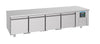 Refrigerated counter 600 height 4 doors