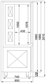 BLASTCHILLER 15x 1/1GN.