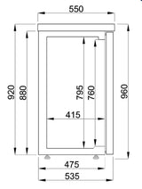 BARCOOLER BLACK 4 DOORS