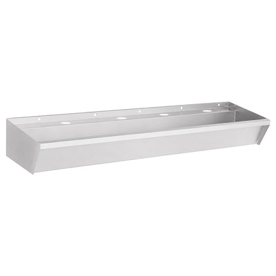 WASH BASIN SS 4 TAPS 1800X360X135MM | COMBISTEEL 7490.0350