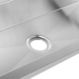 WASH BASIN SS 4 TAPS 1800X360X135MM | COMBISTEEL 7490.0350