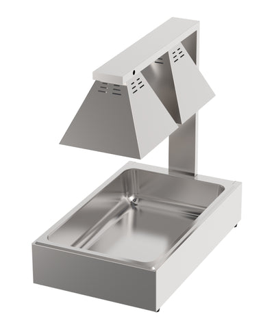 Varmelampe 2 lamper med GN1/1