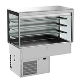 Drop-in kubisk kølet displayvæg model - rulle-op 3/1