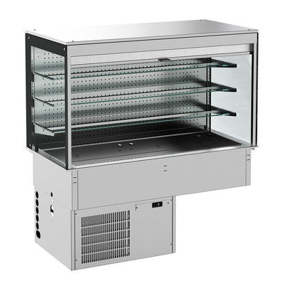 Drop-in kubisk kølet displayvæg model - rulle-op 3/1