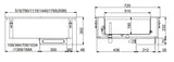 DROP-IN BAIN-MARIE UNIT 4/1 - AUTOMATIC WATER FILLING