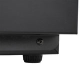 BACKBAR COOLER 3 GLASS DOORS BLACK